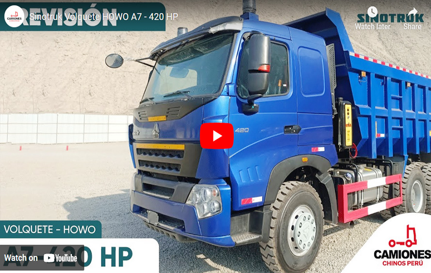 Sinotruk Volquete HOWO A7 - 420 HP