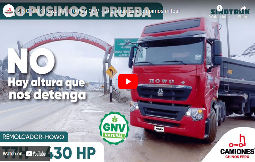 SINOTRUK Howo T7H 100 a GNV - Lo probamos y rompimos mitos!