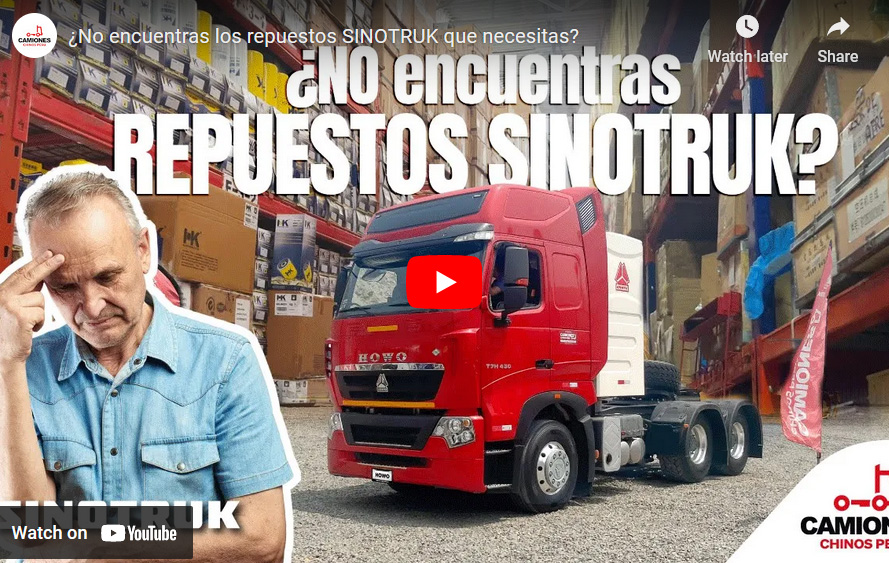 ¿No encuentras los repuestos SINOTRUK que necesitas?