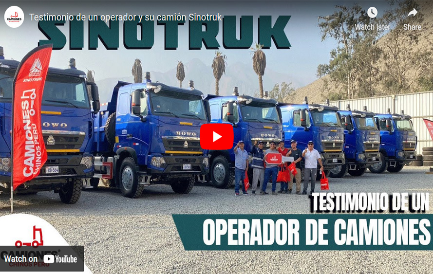 Testimonio de un operador y su camión Sinotruk