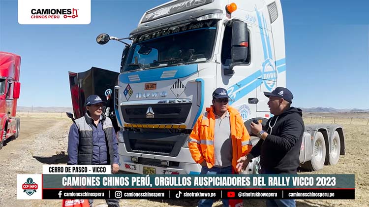 ¡Camiones Sinotruk en el Rally Vicco 2023!