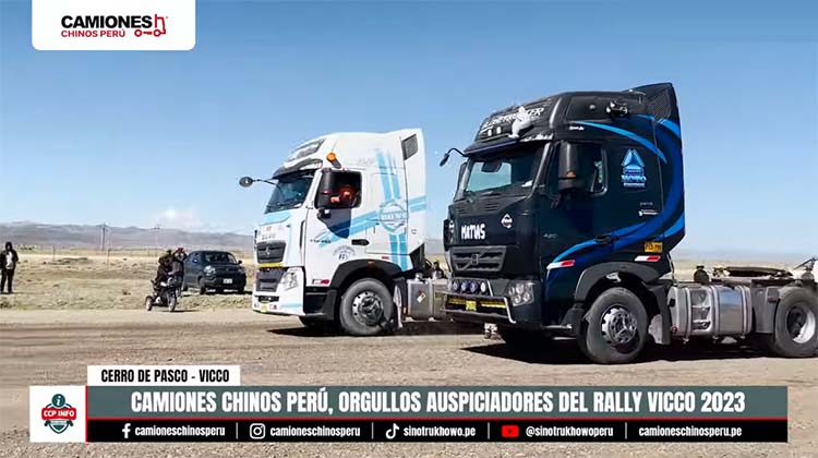 ¡Camiones Sinotruk en el Rally Vicco 2023!