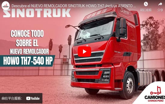 Descubre el NUEVO REMOLCADOR SINOTRUK HOWO TH7 ¡Incluye ASIENTO MASAJEADOR!