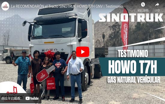 Le RECOMENDARÓN el Tracto SINOTRUK HOWO T7H GNV | Testimonio